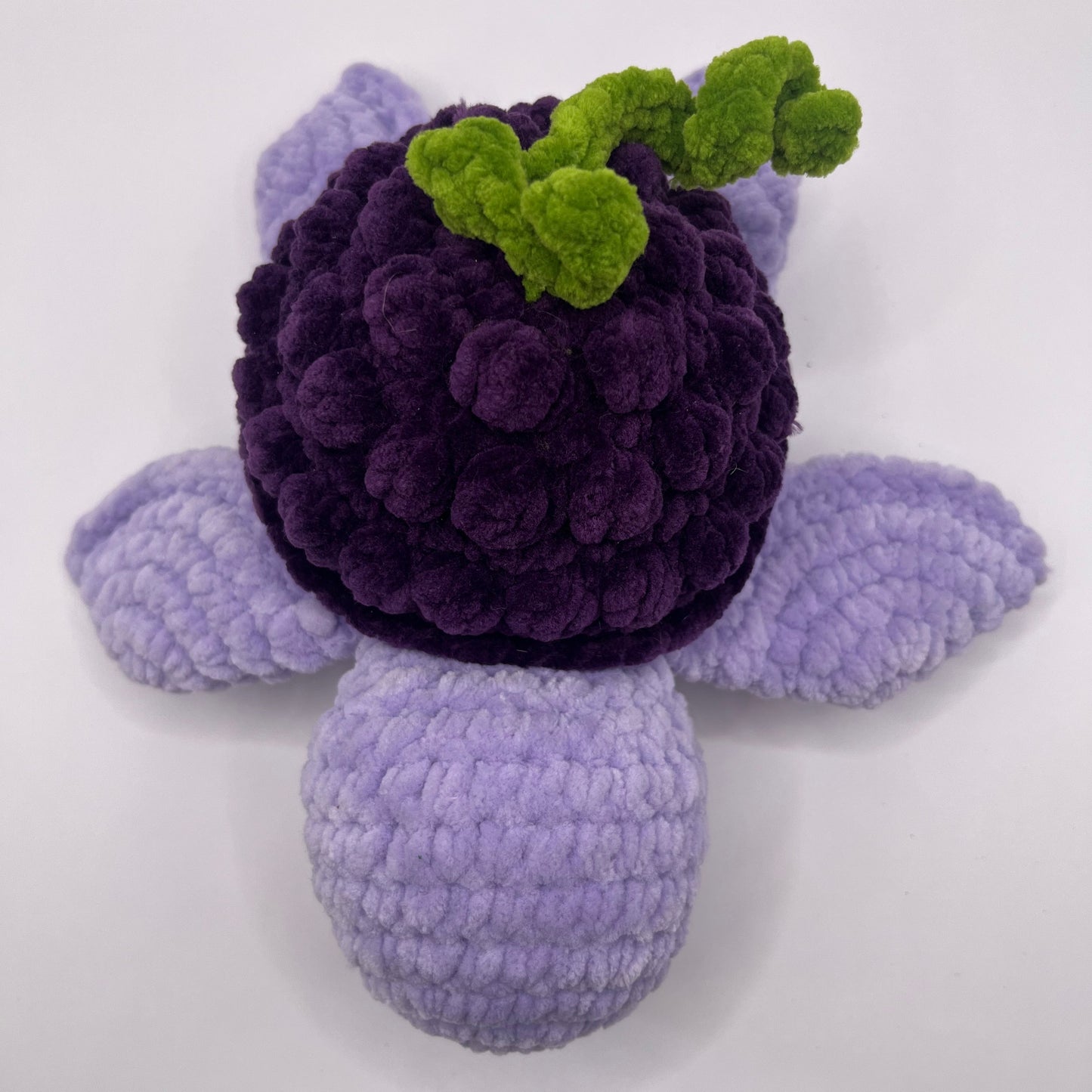 Grape Turtle Crochet Plushie