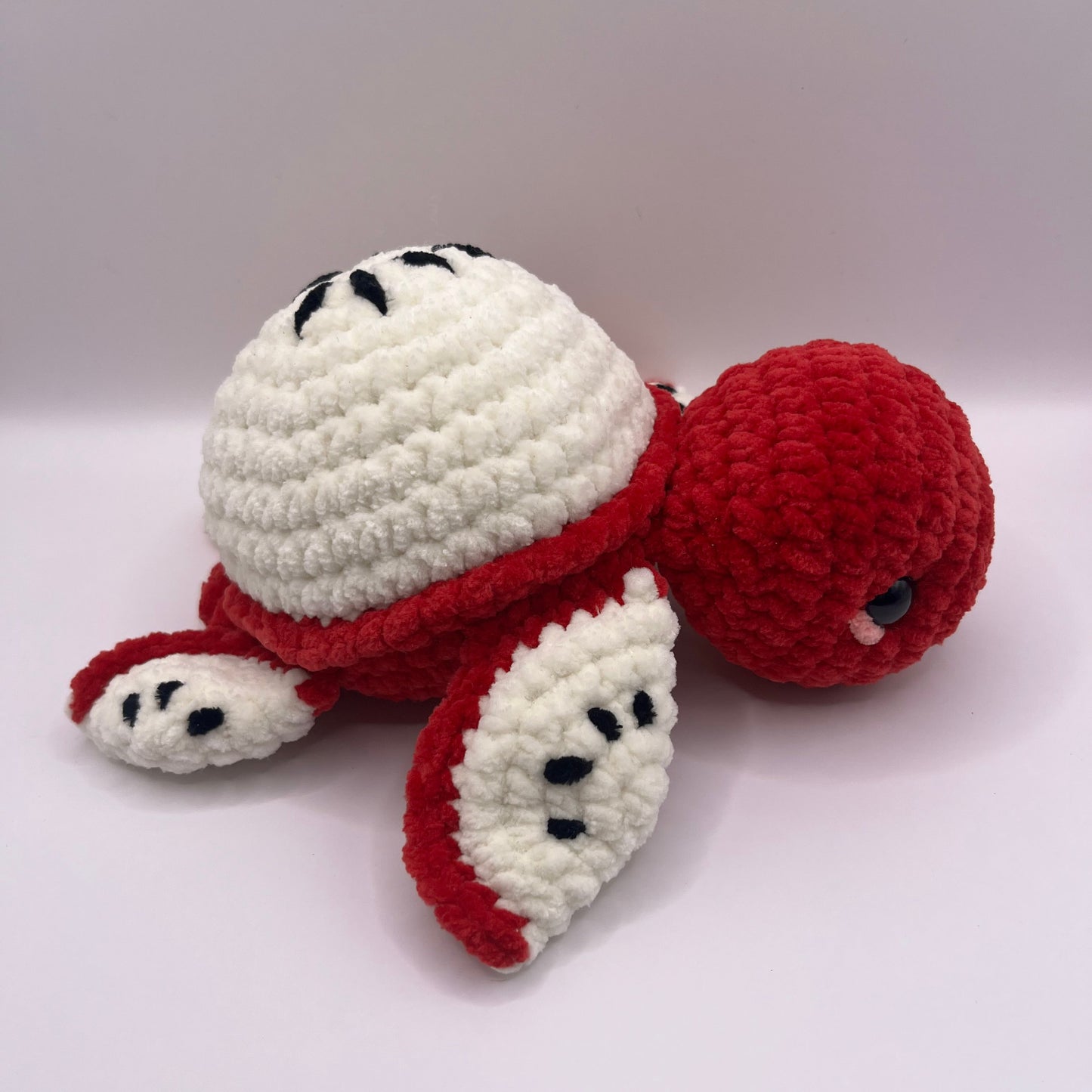 Apple Turtle Crochet Plushie