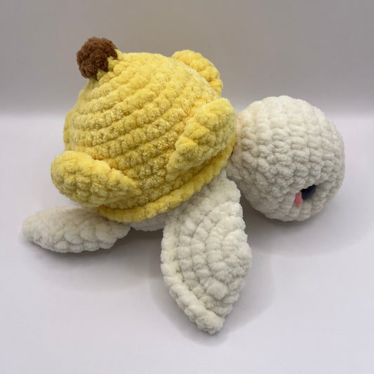 Banana Turtle Crochet Plushie