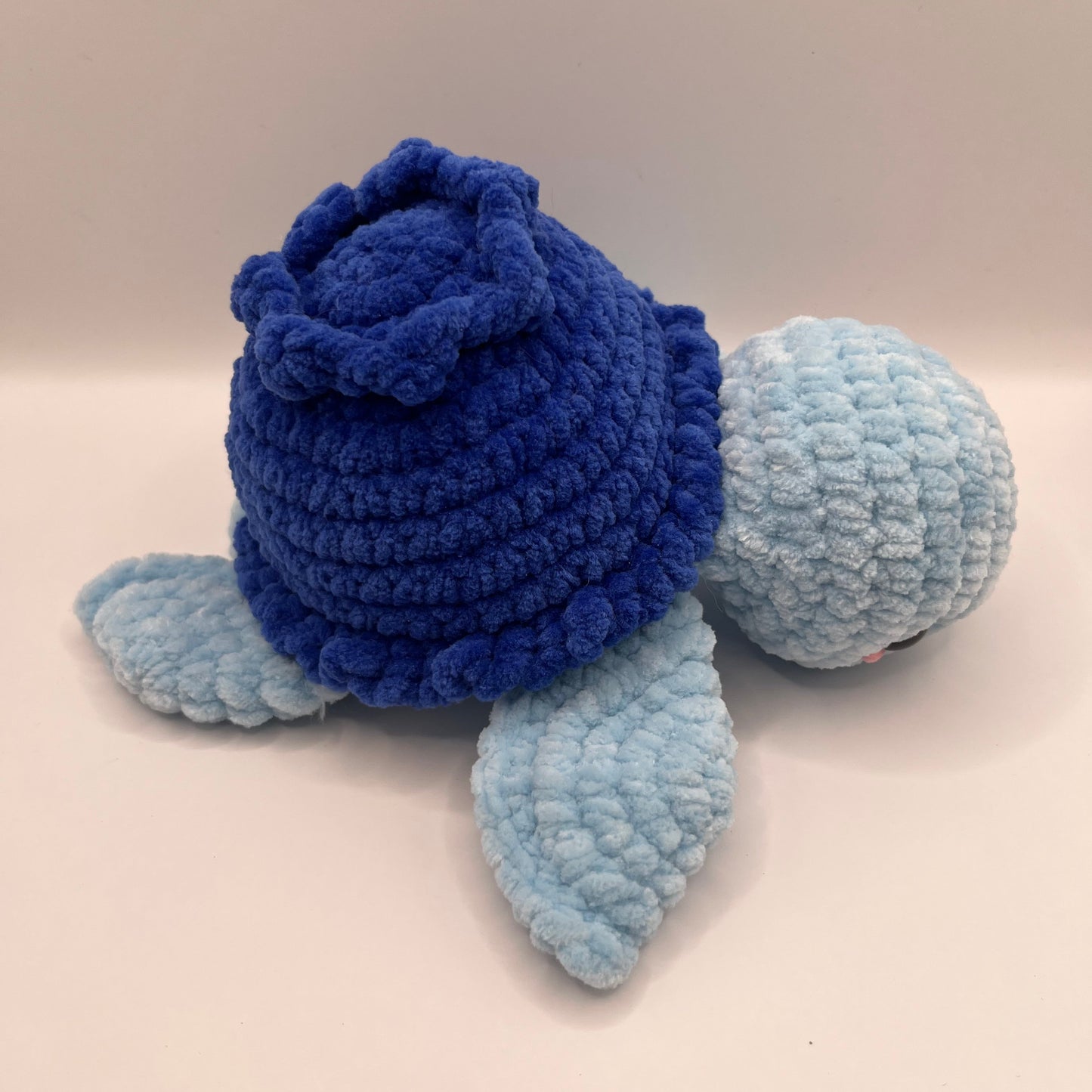 Blueberry Turtle Crochet Plushie