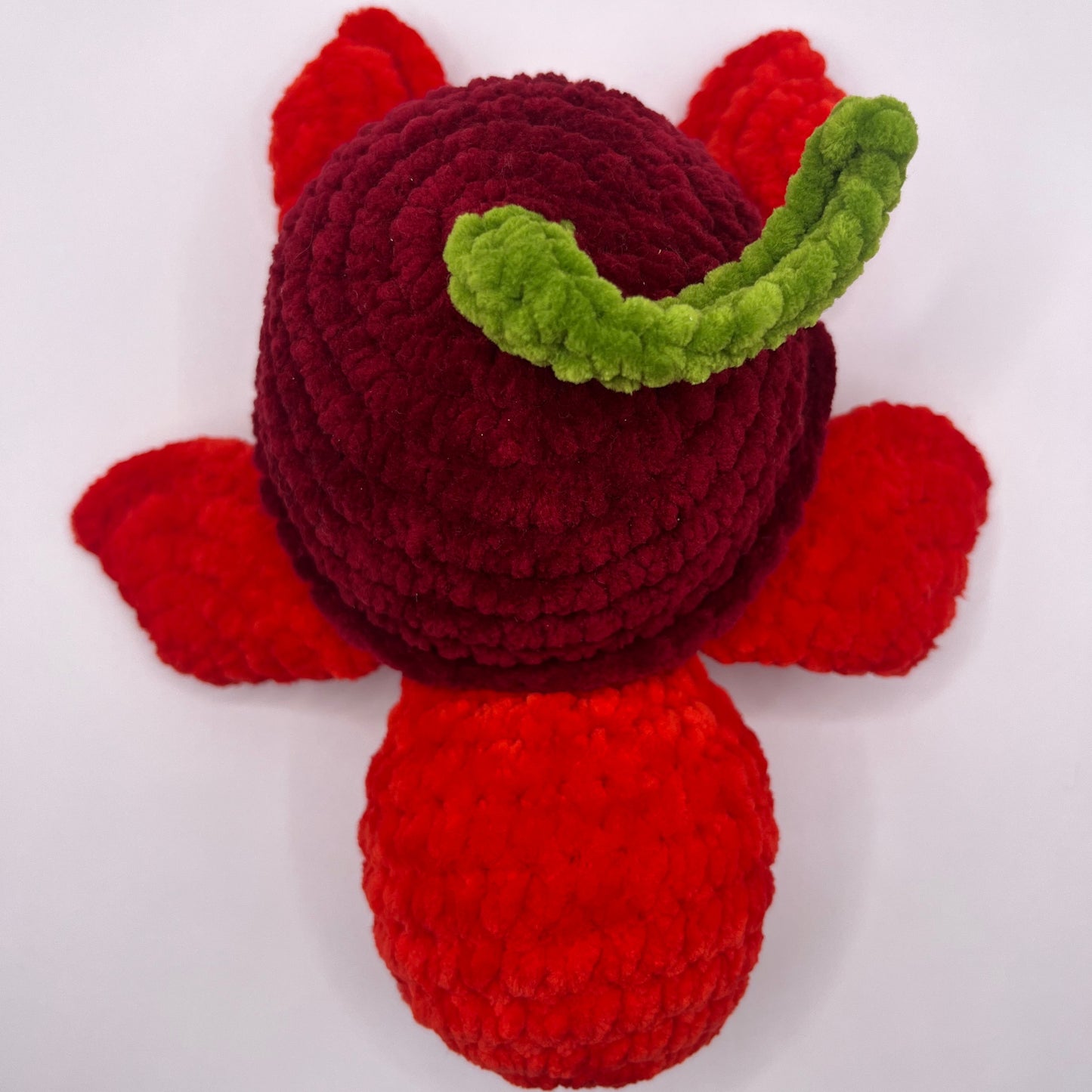 Cherry Turtle Crochet Plushie