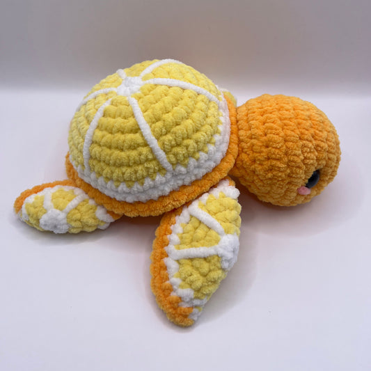 Lemon Turtle Crochet Plushie