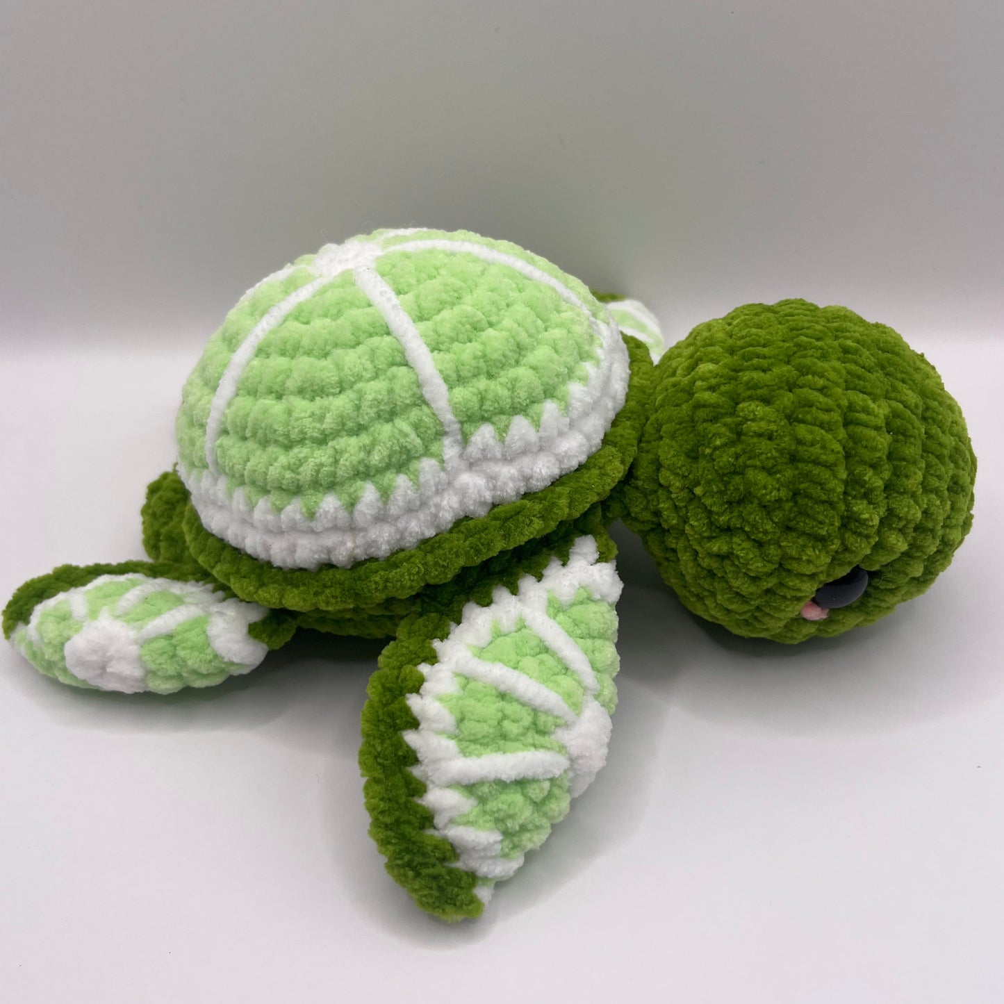 Lime Turtle Crochet Plushie